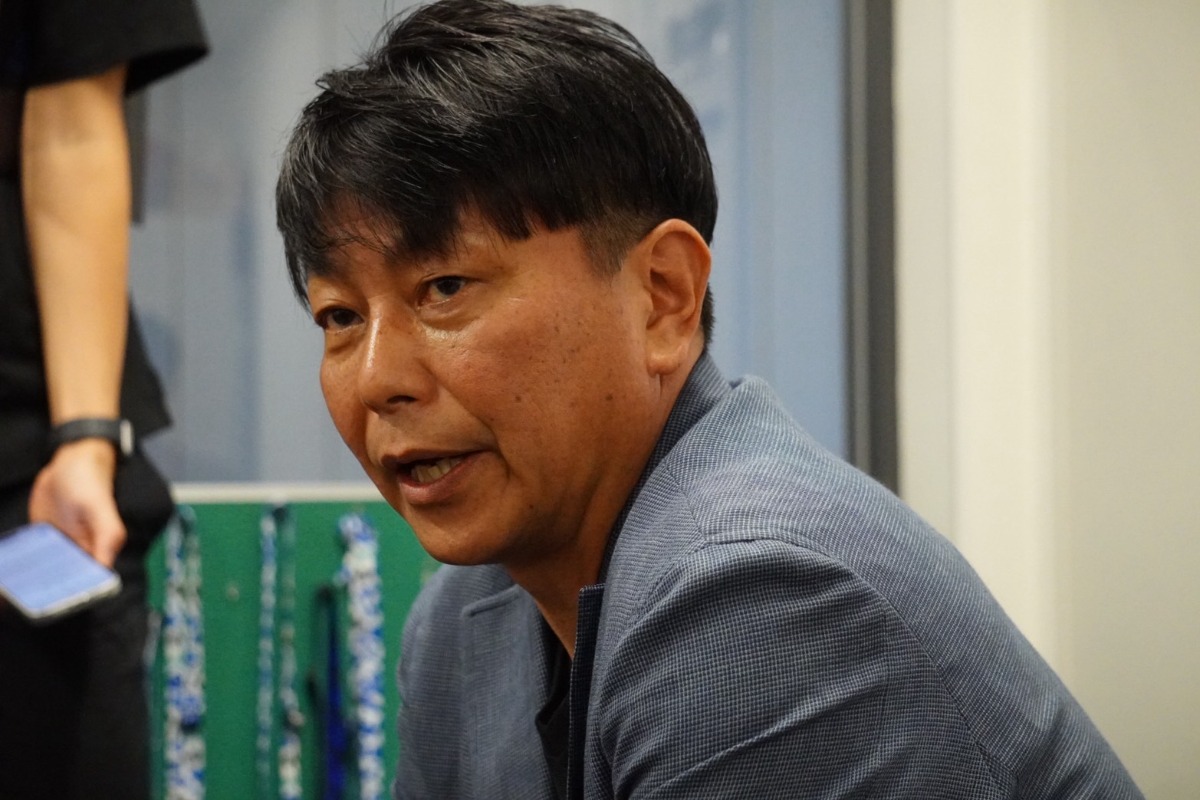 ガンバ大阪の三上大勝フットボール本部長が取材に応じた【写真:FOOTBALL ZONE編集部 】