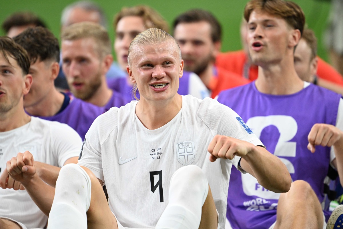 ノルウェー代表のアーリング・ハーランド【写真:徳原隆元】