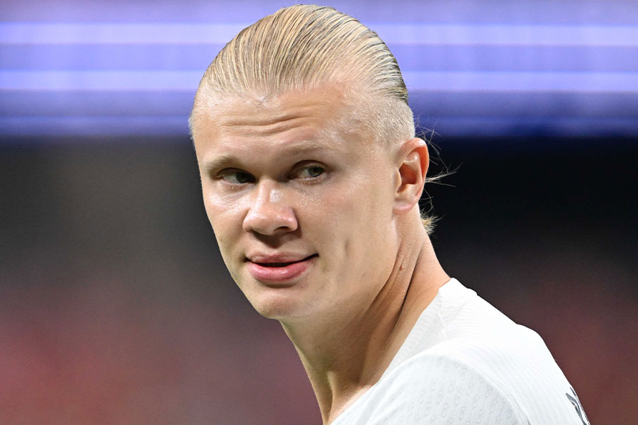ノルウェー代表のアーリング・ハーランド【写真:徳原隆元】