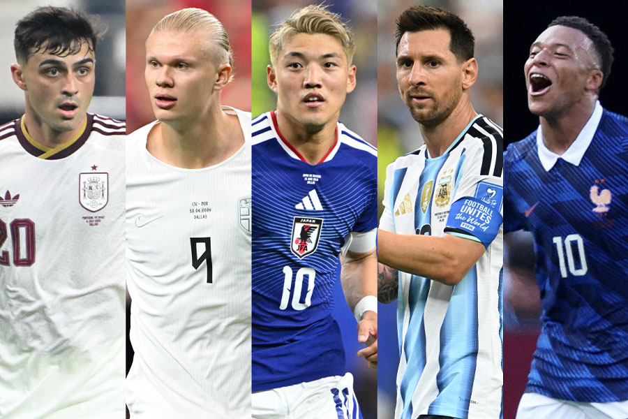最新のFIFAランキングに注目【写真:徳原隆元 & ロイター】
