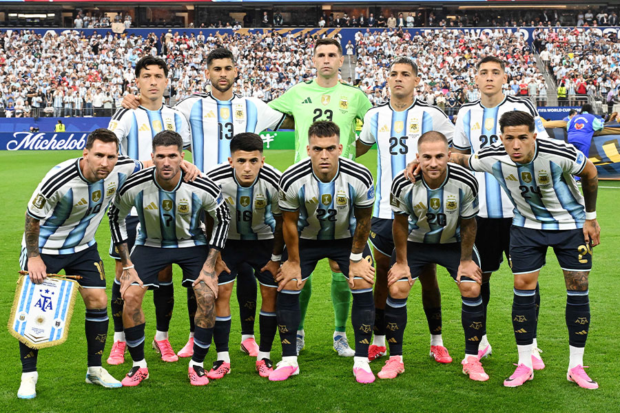 ベスト8まで勝ち進んでいるアルゼンチン代表【写真:徳原隆元】