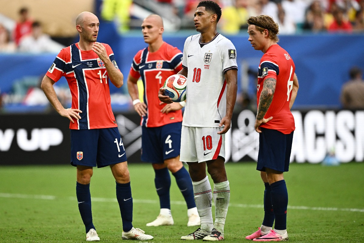 W杯でイングランド代表の同点ゴールが物議に【写真:ロイター】