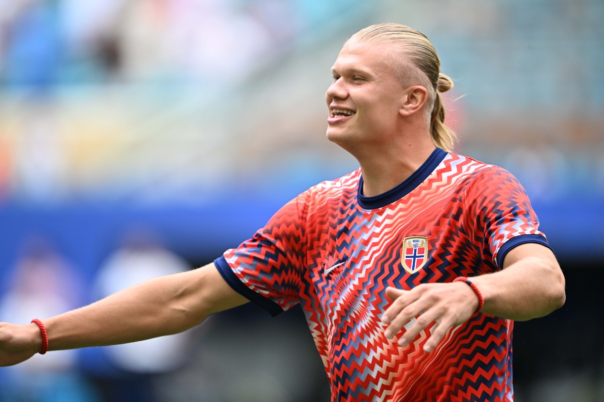 ノルウェー代表のアーリング・ブラウト・ハーランド【写真:徳原隆元】