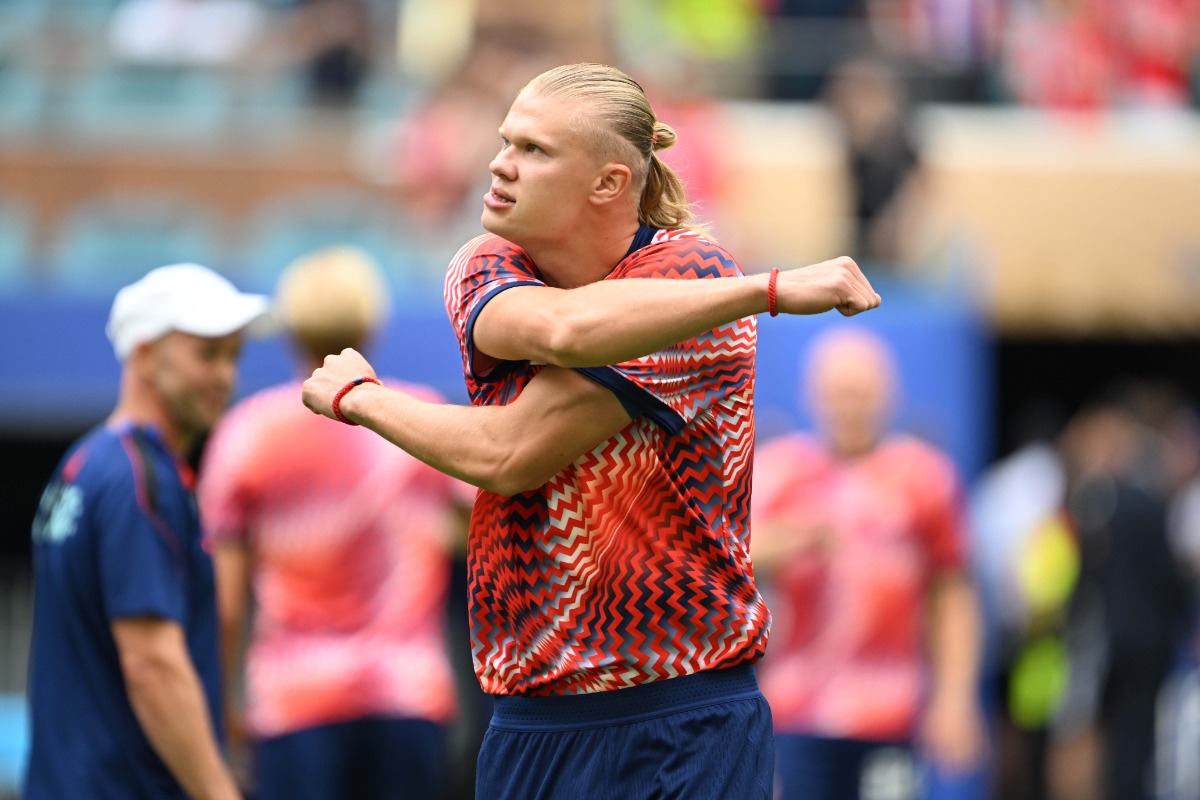 ノルウェー代表のアーリング・ブラウト・ハーランド【写真:徳原隆元】