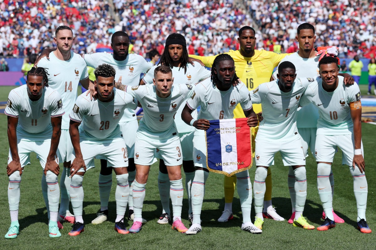 北中米W杯を戦うフランス代表【写真：ロイター】