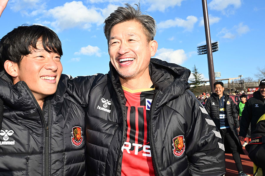 2月26日に還暦を迎える三浦知良【写真:徳原隆元】