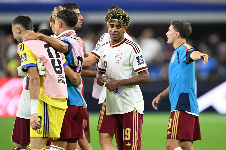 スペインがフランスに勝利して決勝に進出【写真：徳原隆元】