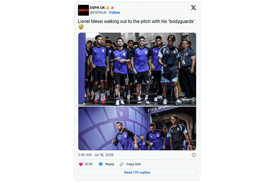 (画像はESPN UKの公式Xより)