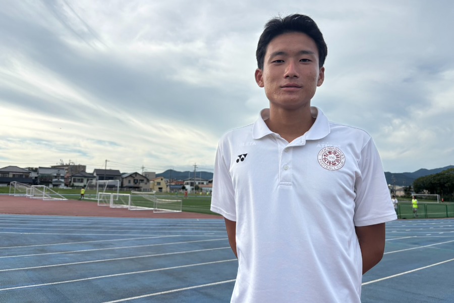 豊川高の大下蒼生【写真:安藤隆人】