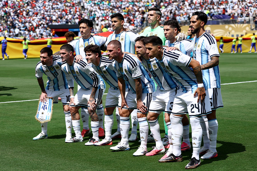 北中米W杯に出場したアルゼンチン代表【写真：ロイター】