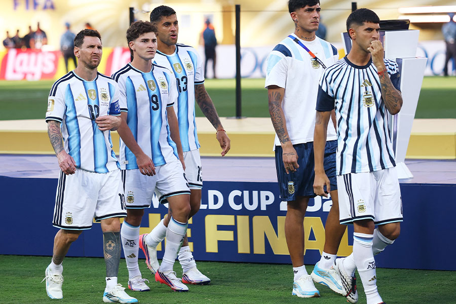 北中米W杯で準優勝となったアルゼンチン代表【写真:ロイター】