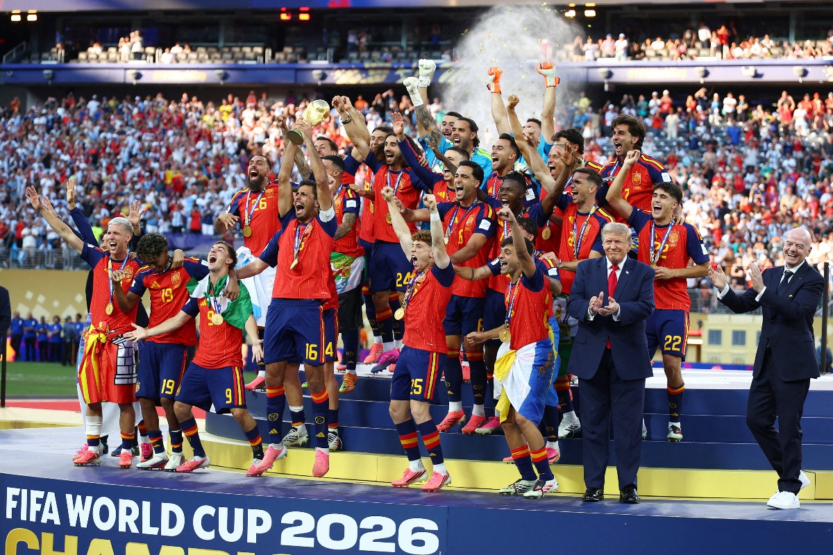 スペインがアルゼンチンを下して北中米W杯を制覇した【写真:ロイター】
