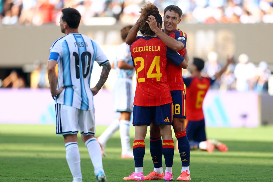 北中米W杯決勝の試合後に一触即発【写真：ロイター】