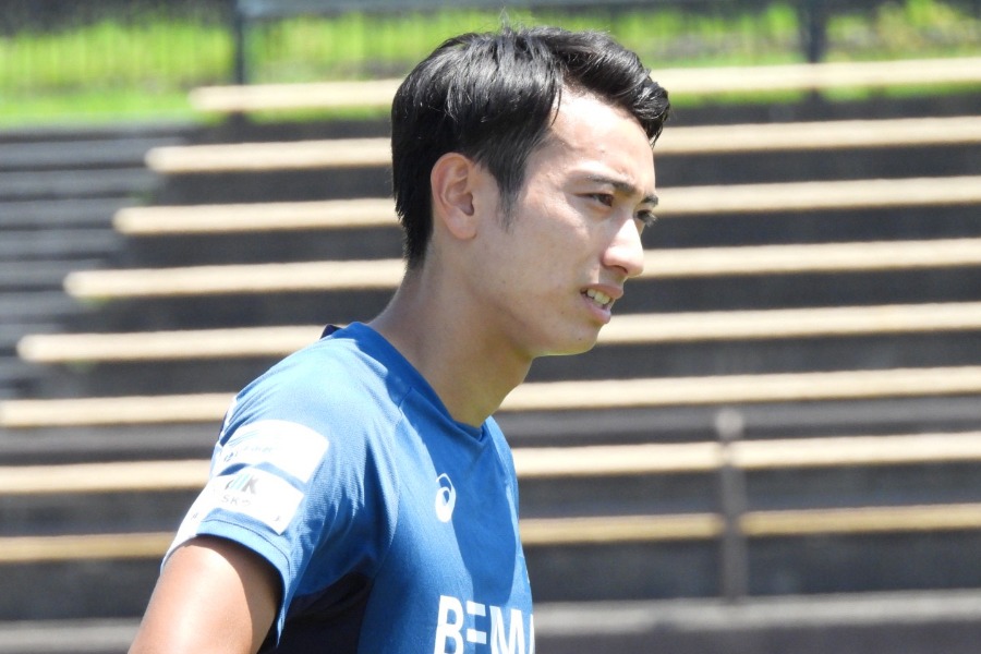 今治に加入した中井卓大【写真:FOOTBALL ZONE編集部】