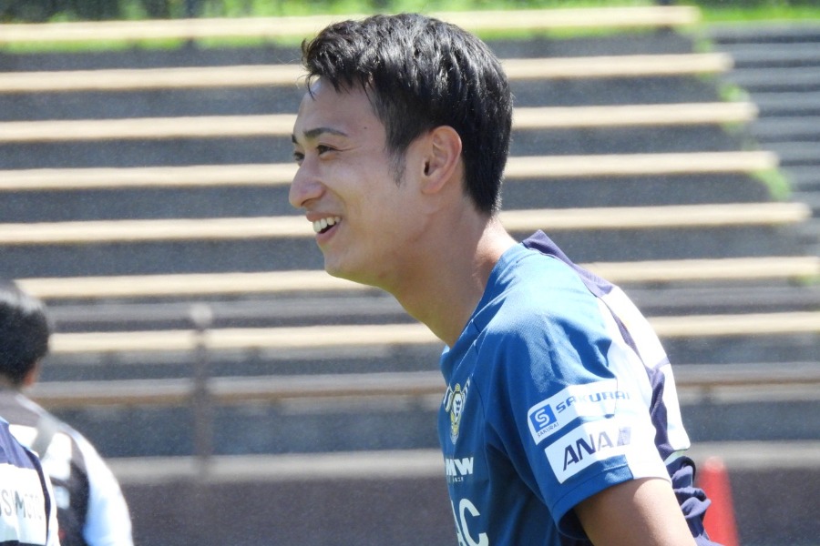今治に加入した中井卓大【写真:FOOTBALL ZONE編集部】