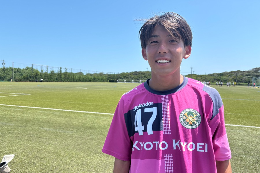 京都共栄高の笠原暖人【写真:安藤隆人】