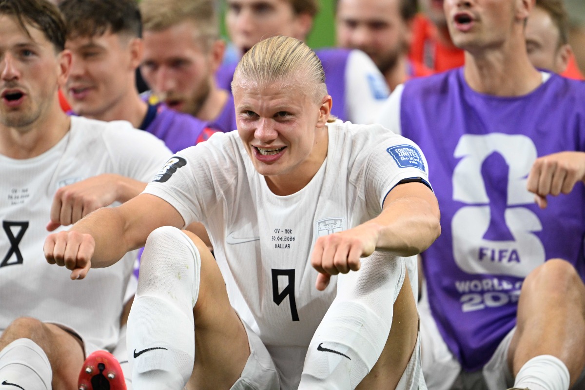 ノルウェー代表FWのアーリング・ハーランド【写真:徳原隆元】