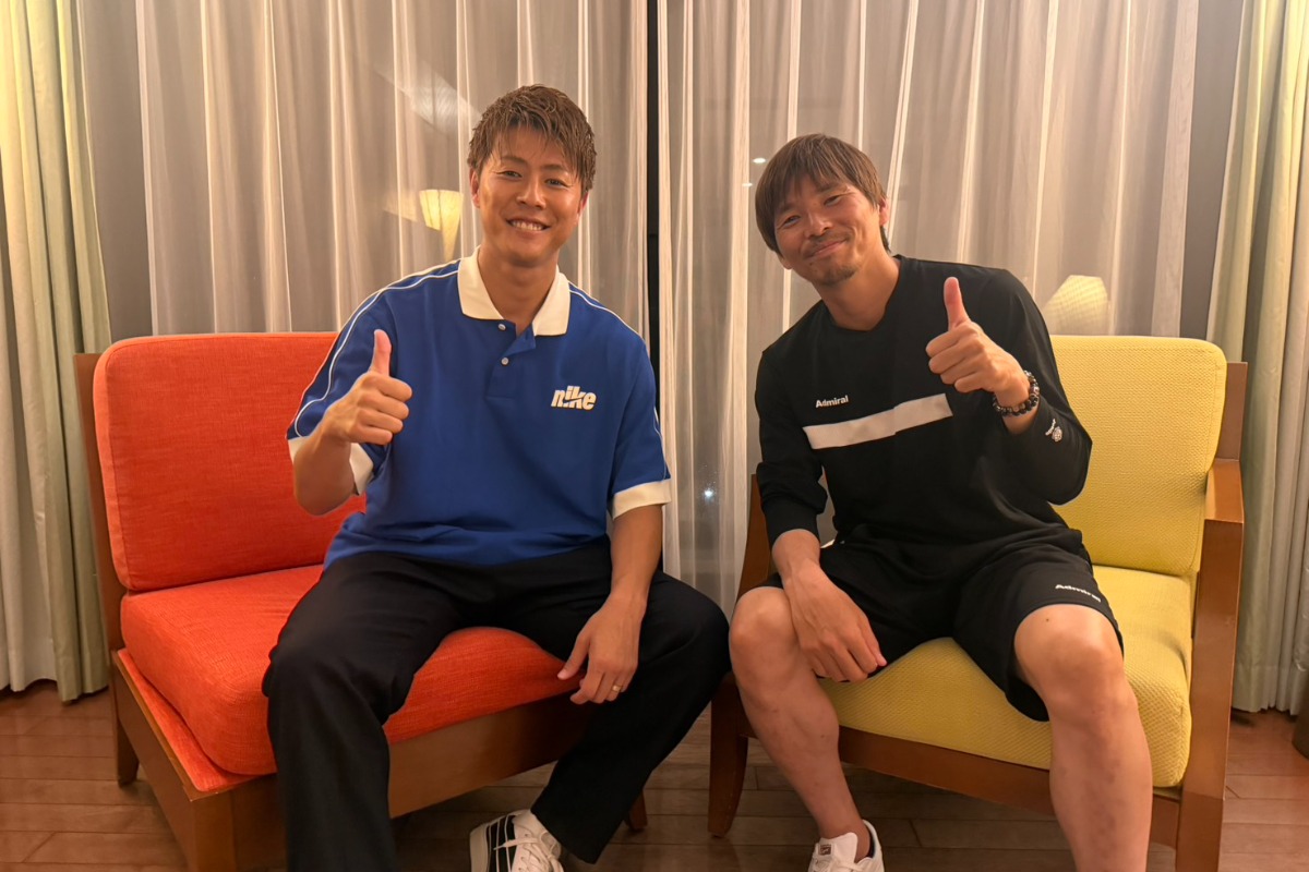 柿谷曜一朗氏と磐田に加入した乾貴士の対談が実現【写真:FOOTBALL ZONE編集部 】