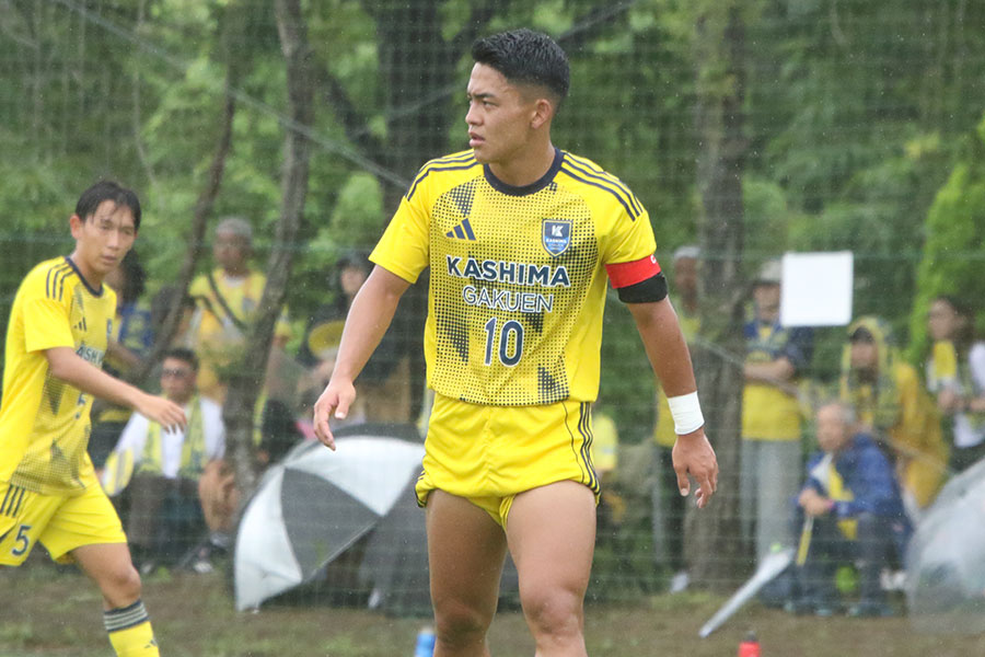 決勝ゴールを決めた内海心太郎【写真：安藤隆人】