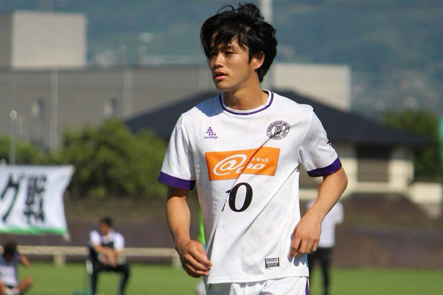 清水内定を勝ち取った辻友翔【写真：國學院大学体育連合会蹴球部】