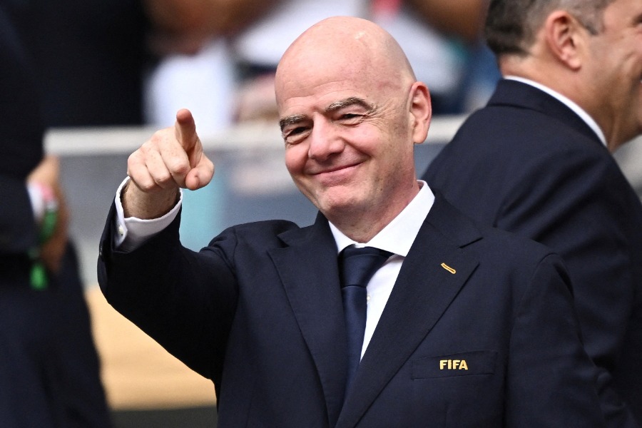 FIFAのジャンニ・インファンティーノ会長【写真:ロイター】