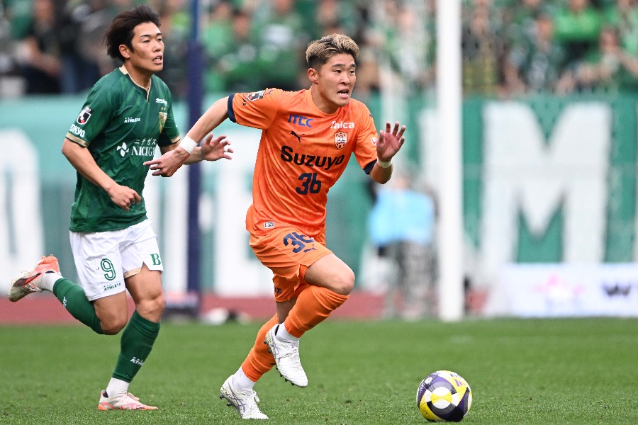 ボルシアMGに加入した宇野禅斗（写真は清水所属時）【写真：徳原隆元】