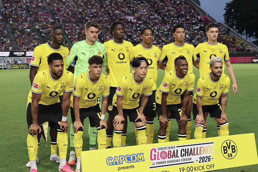 ドルトムントはC大阪と対戦【写真:柳瀬心祐】