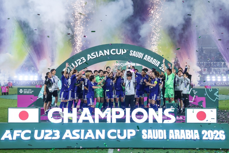 2026年に開催されたU-23アジア杯を制したU-23日本代表【写真:アフロ】