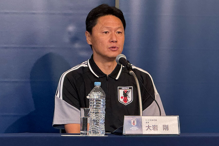 大岩剛監督がA代表就任について話した【写真:FOOTBALL ZONE編集部】