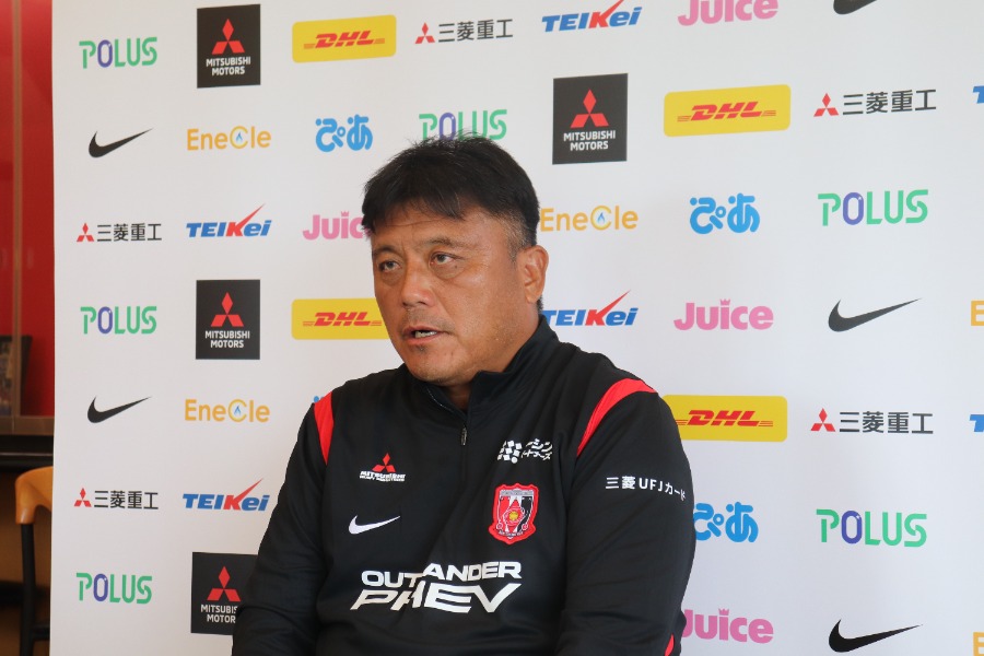 浦和の曺貴裁監督【写真:轡田哲朗】