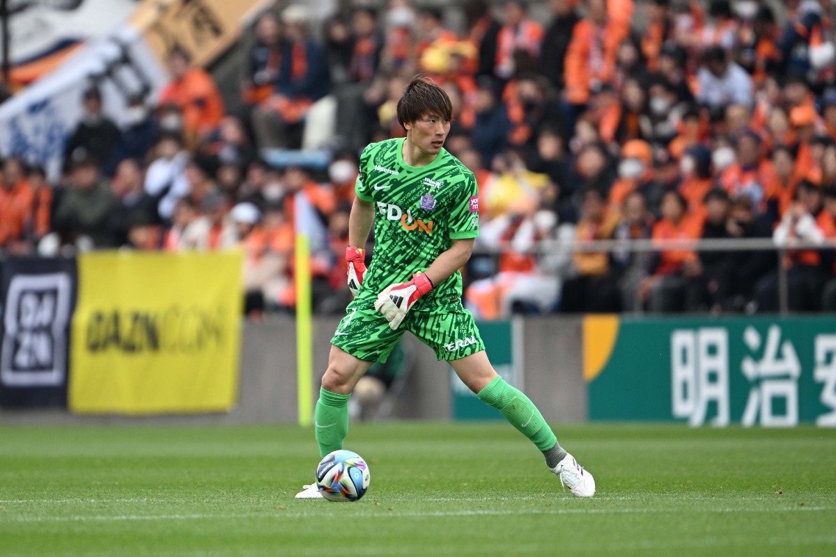 広島GKの大迫敬介【写真:徳原隆元】