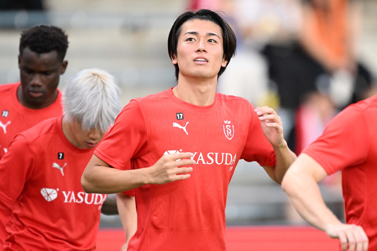 スタッド・ランスの中村敬斗【写真：徳原隆元】