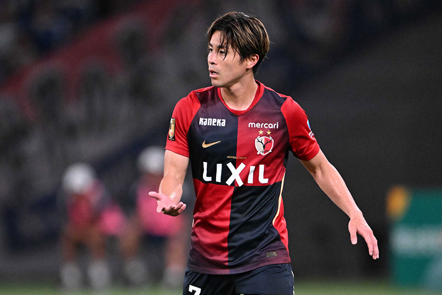 横浜FMと対戦した鹿島DF小川諒也【写真:徳原隆元】