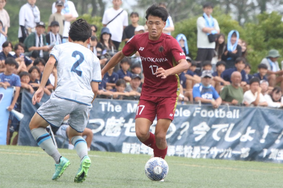 豊川高校の大下蒼生【写真:安藤隆人】