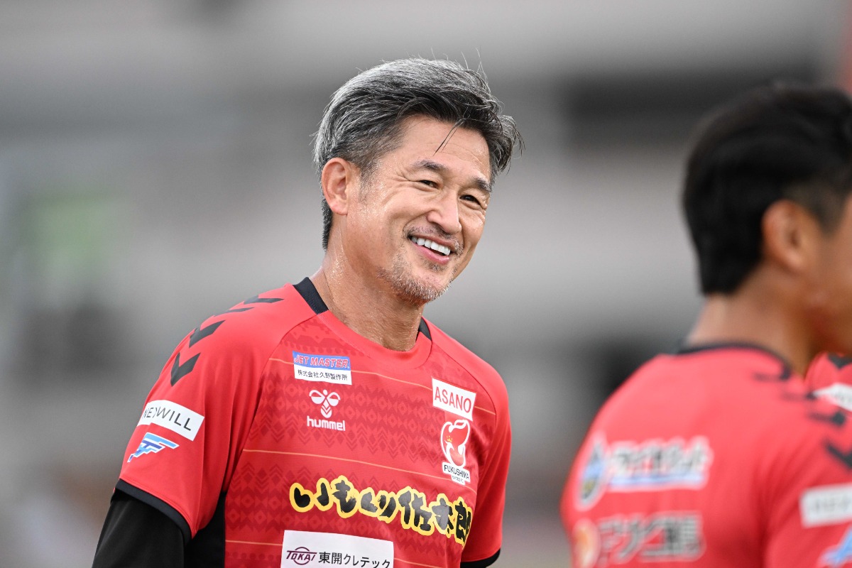 福島のカズ【写真:徳原隆元】