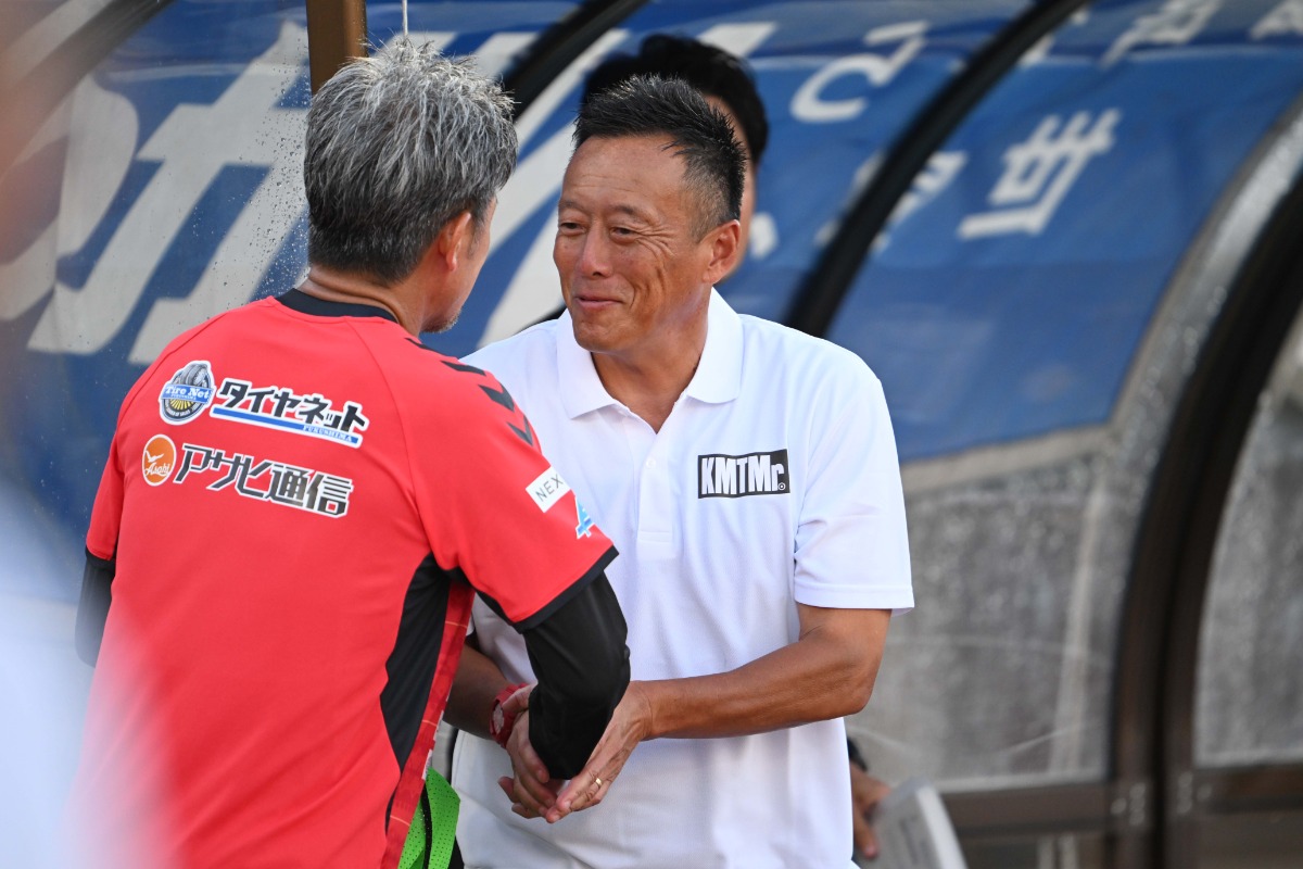 カマタマーレ讃岐の大嶽直人監督【写真：徳原隆元】