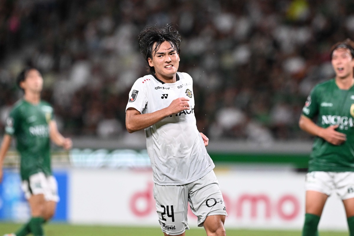 今季初ゴールを挙げた柏の久保藤次郎【写真:徳原隆元】