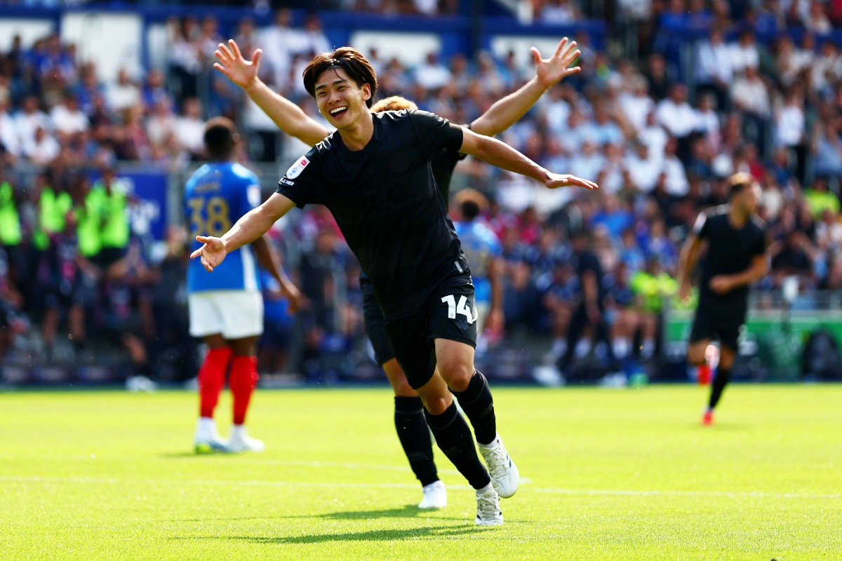 QPRの斉藤光毅がゴール【写真:REX/アフロ】