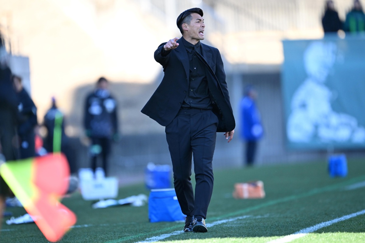藤枝MYFCの槙野智章監督【写真:徳原隆元】