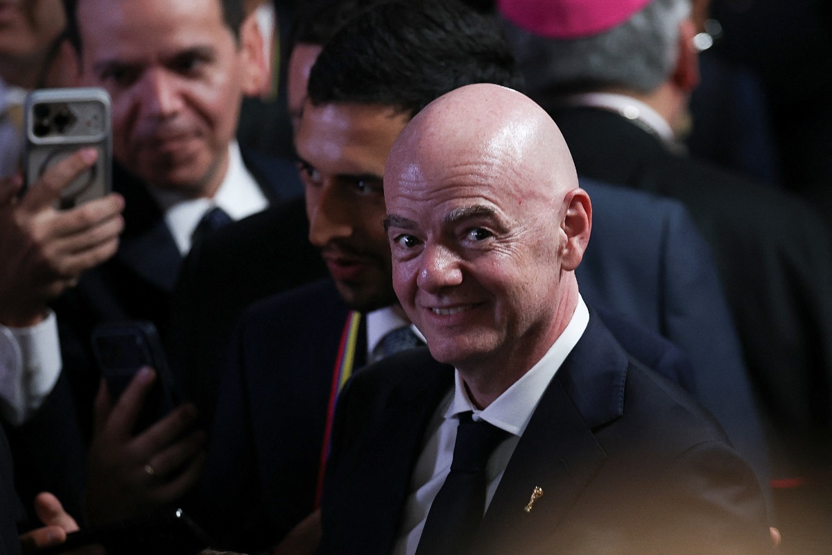FIFAのジャンニ・インファンティーノ会長【写真:ロイター】