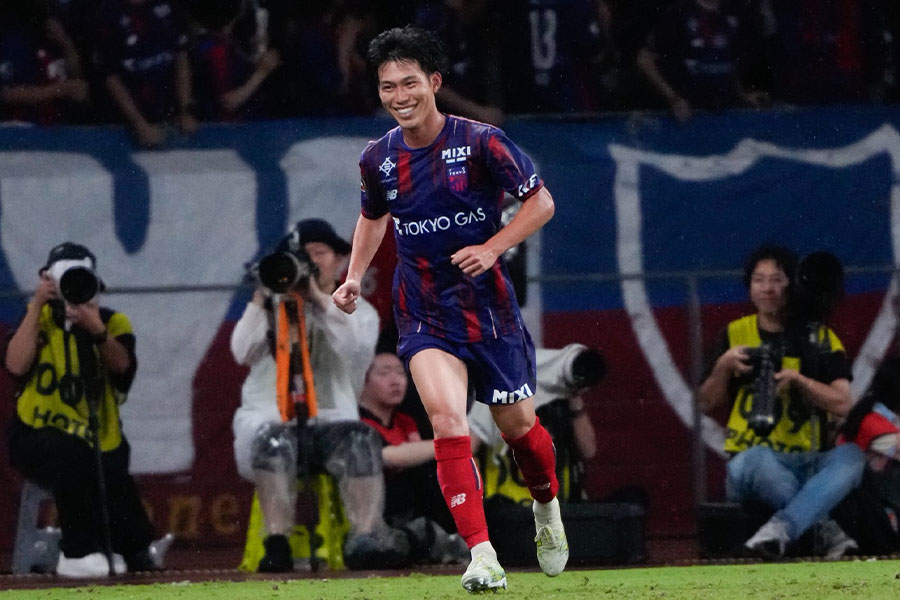千葉戦で先制ゴールを決めた高宇洋【写真：増田美咲】