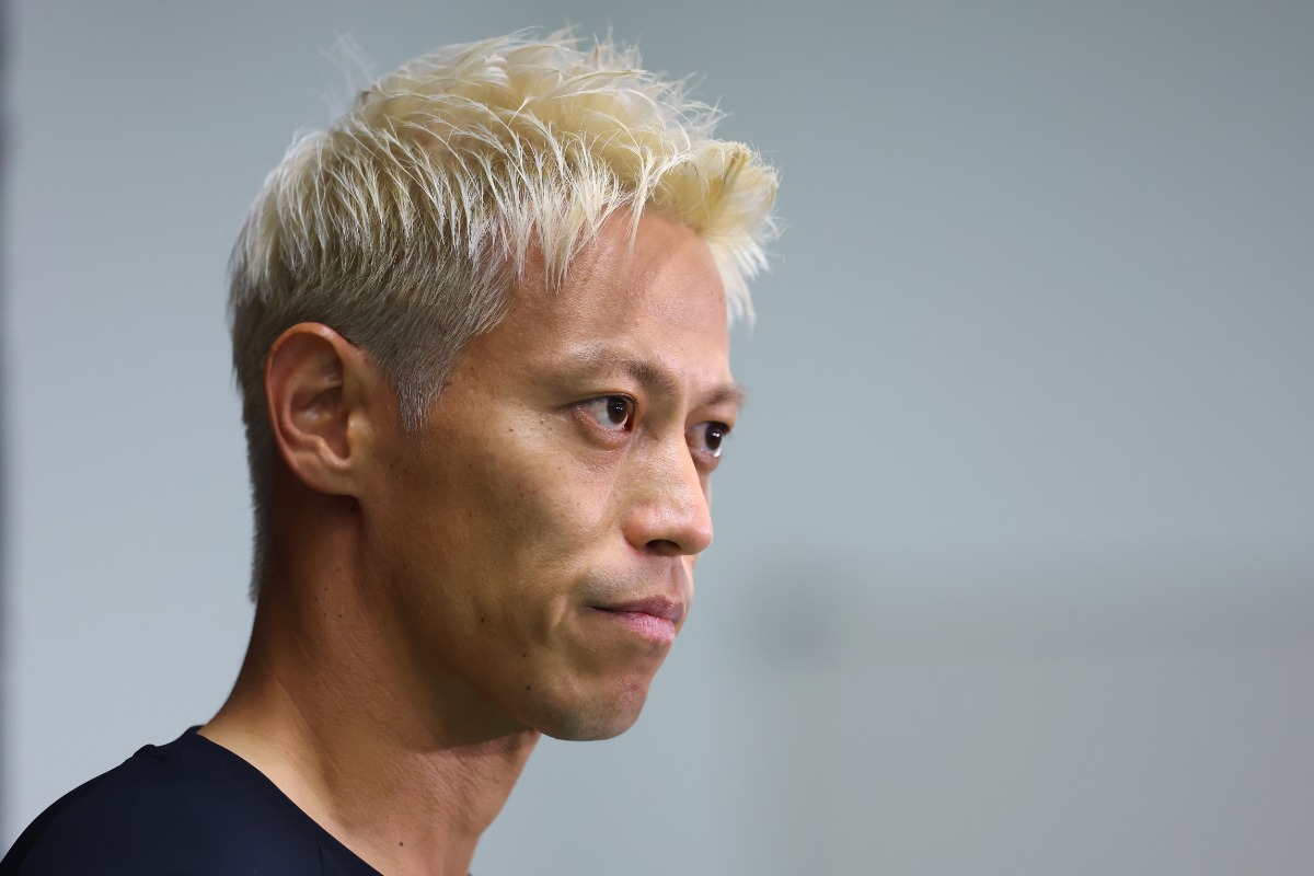 FCジュロンに合流した本田圭佑【写真:YUTAKA/アフロスポーツ】