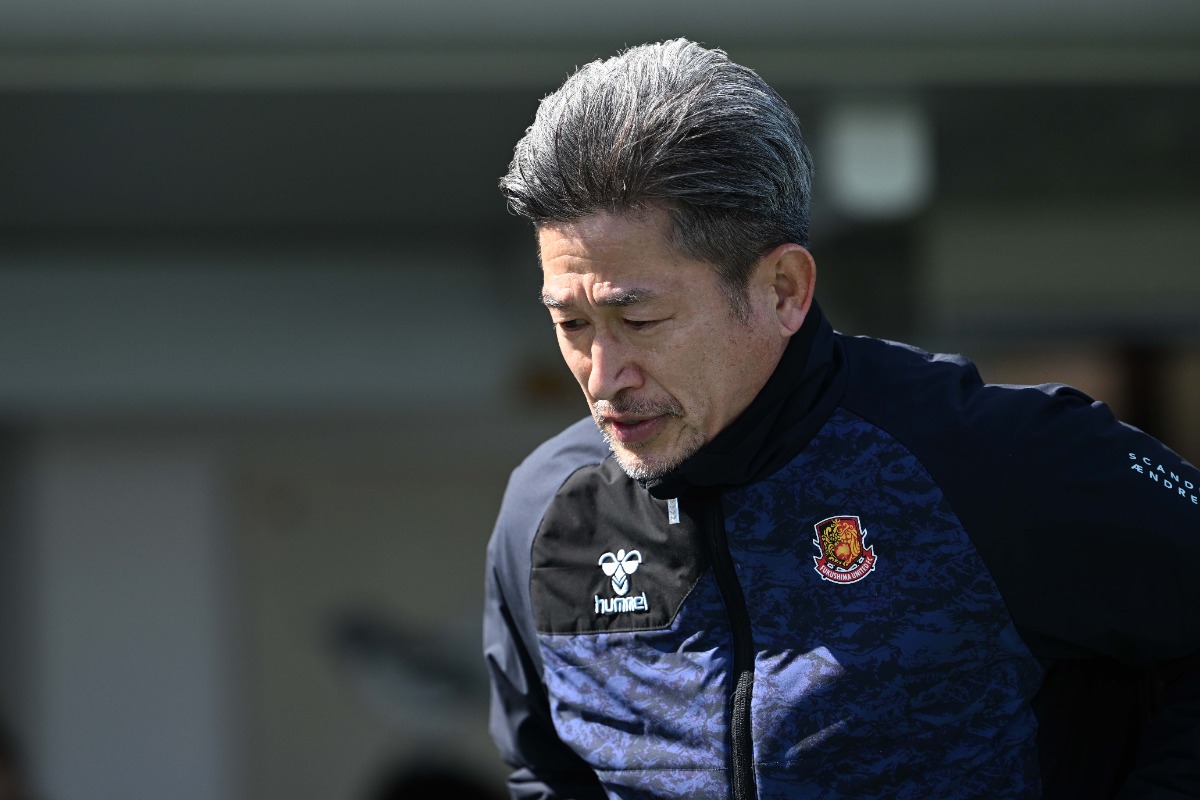 福島の三浦知良【写真:徳原隆元】