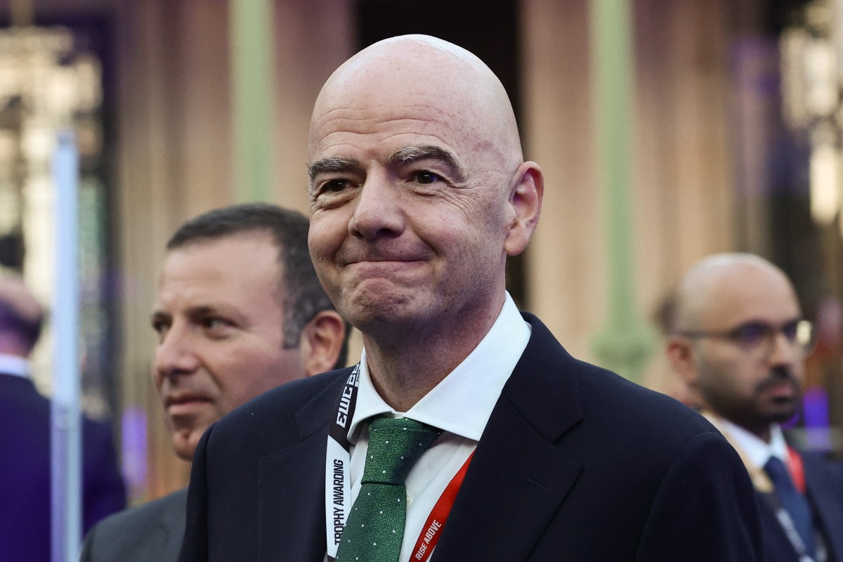 FIFAのジャンニ・インファンティーノ会長【写真：ロイター】