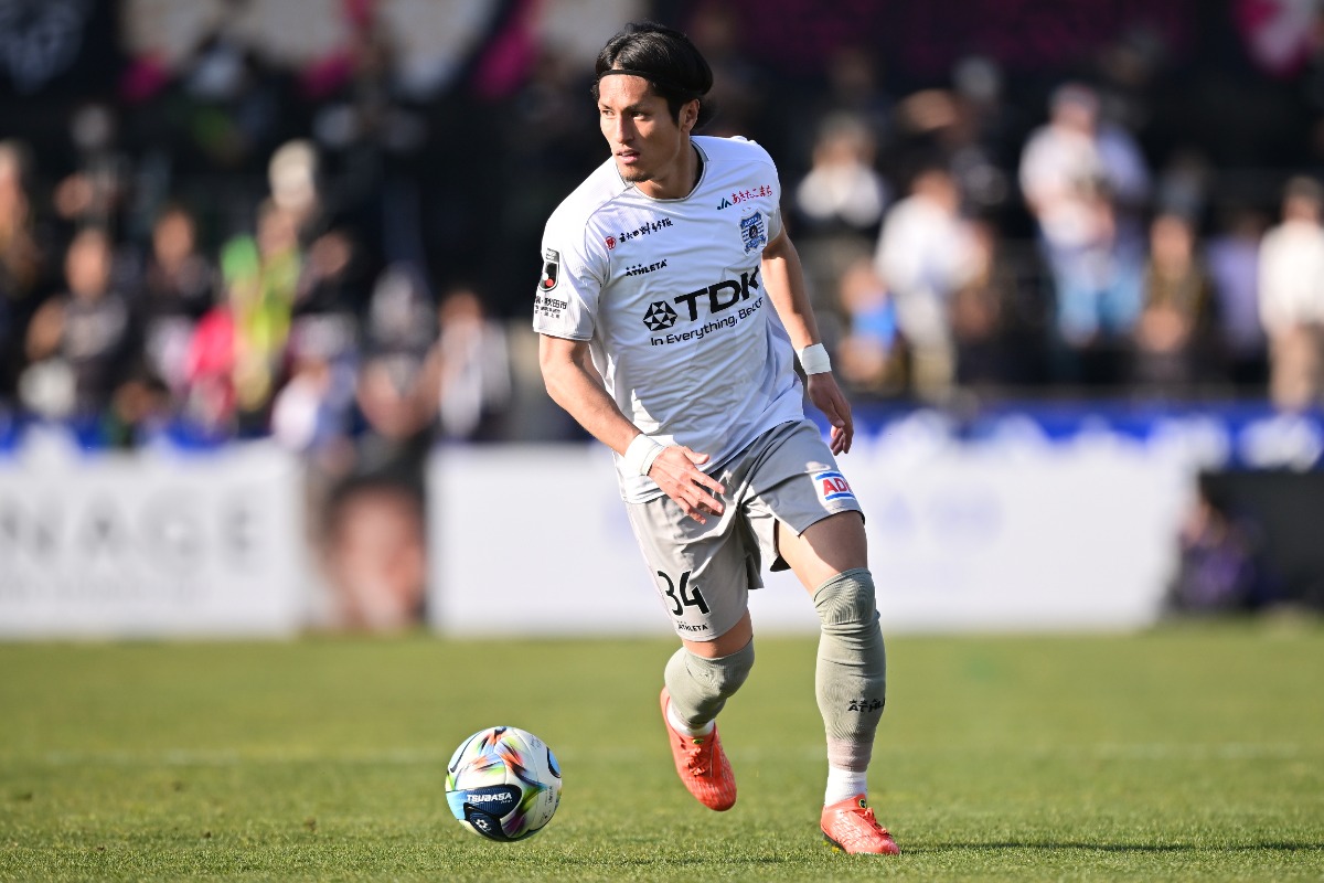秋田の鈴木翔大【写真:アフロスポーツ】