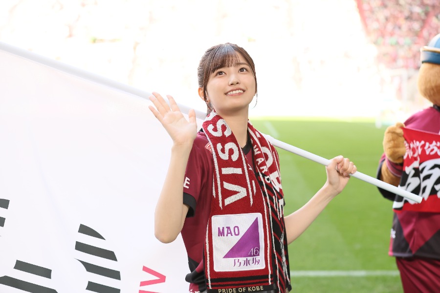 神戸のホーム会場に来場した乃木坂46の五百城茉央さん【写真:柳瀬心祐】