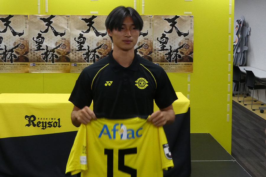 柏への完全移籍が決定した藤尾翔太【写真:FOOTBALL ZONE編集部】