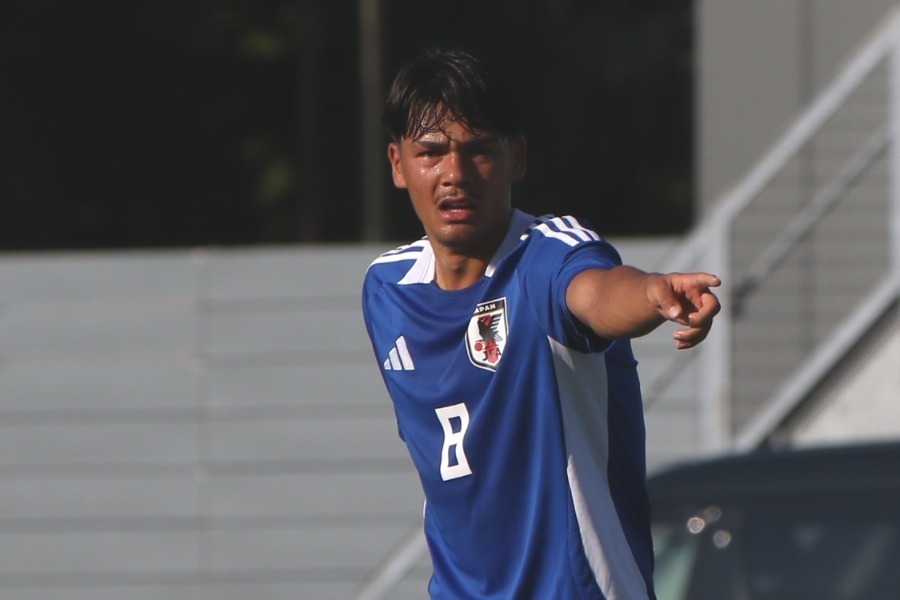 U-19日本代表のニック・シュミット【写真:FOOTBALL ZONE編集部】