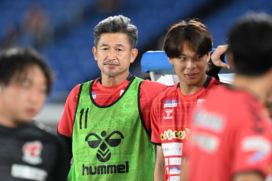 福島のカズ【写真：徳原隆元】