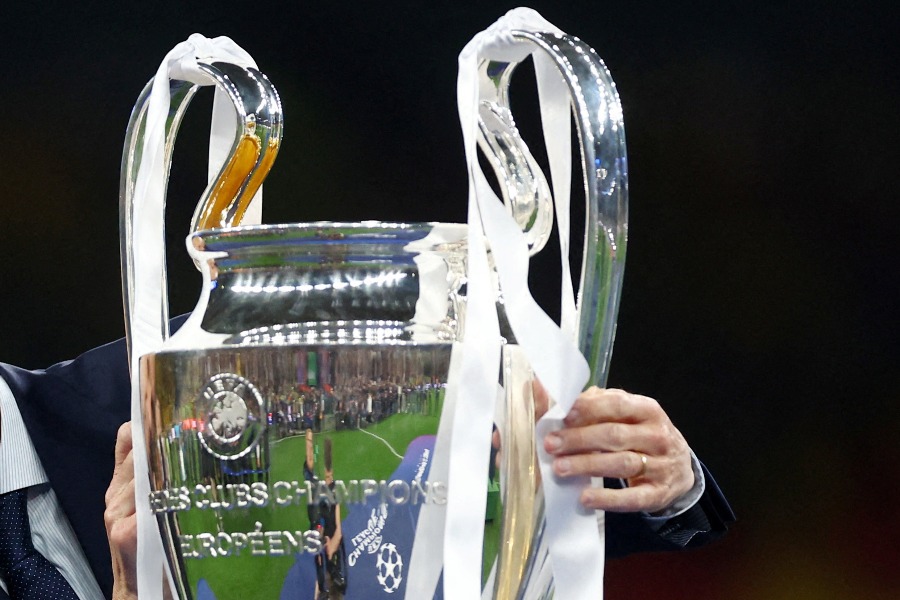 今季のUEFA CLで使用される公式球の新デザインが発表された【写真:ロイター】
